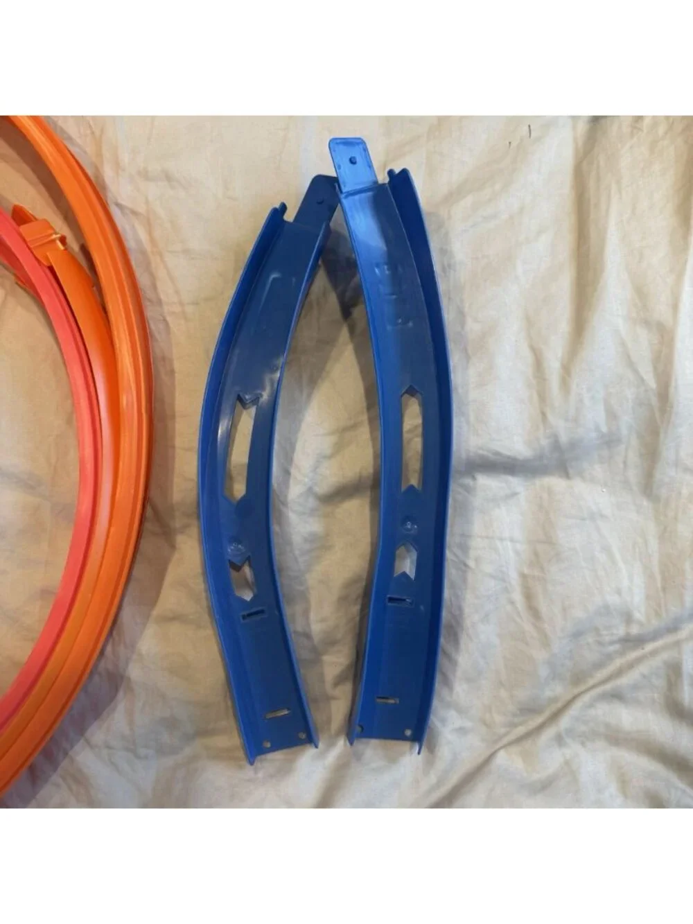 VTG Hot Wheels Track Pieces Lot Of 25 Pieces 90’s-Y2K Orange Blue Red